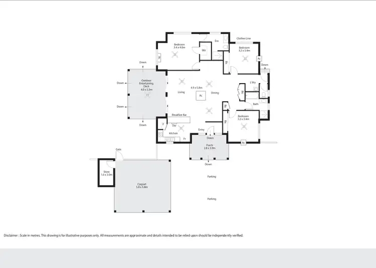 Floorplan of Homely unit listing, 20A Guy Street, Broome WA 6725