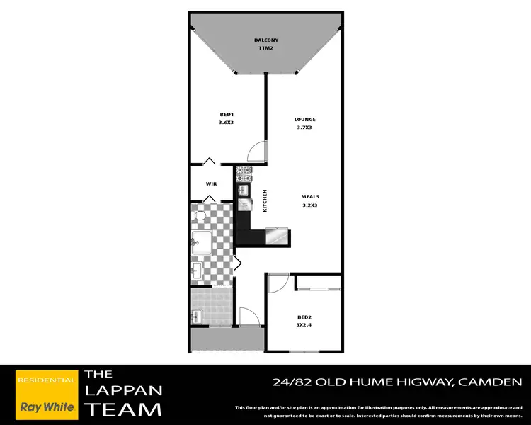 Floorplan of Homely house listing, 24/84 Old Hume Highway, Camden NSW 2570