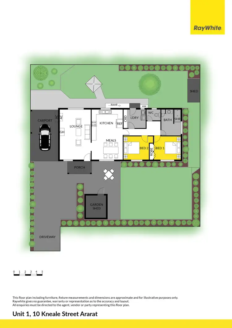 Floorplan of Homely house listing, 1/10 Kneale Street, Ararat VIC 3377