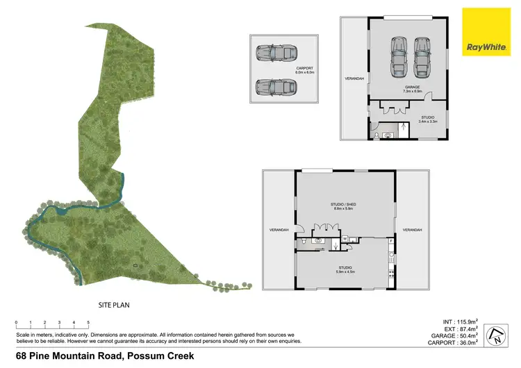Floorplan of Homely rural property listing, 68 Pine Mountain Road, Possum Creek NSW 2479