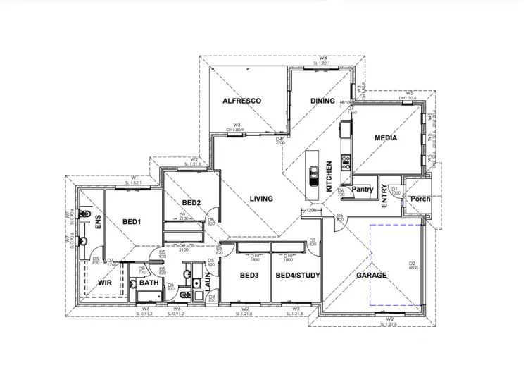 Floorplan of Homely house listing, 13 Pera Crescent, Warwick QLD 4370