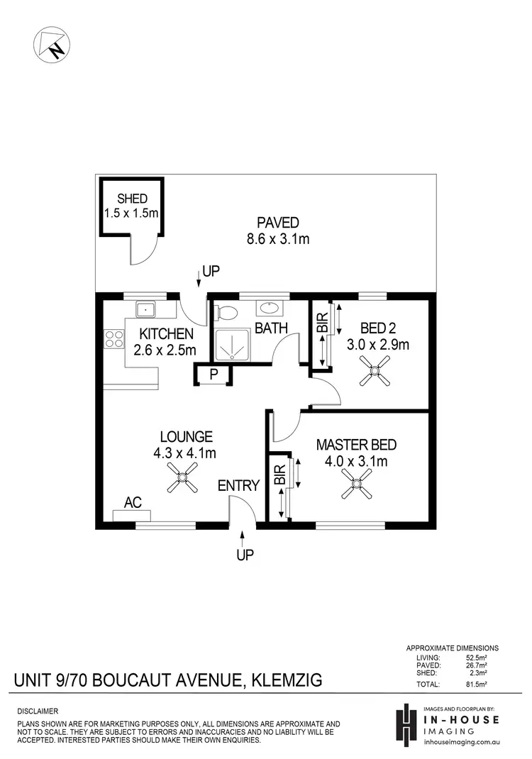 Floorplan of Homely unit listing, 9/70 Boucaut Avenue, Klemzig SA 5087
