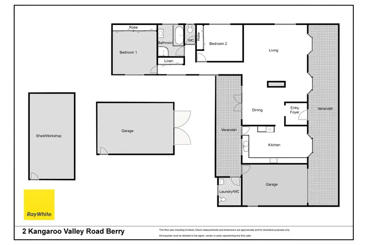 Floorplan of Homely house listing, 2 Kangaroo Valley Road, Berry NSW 2535