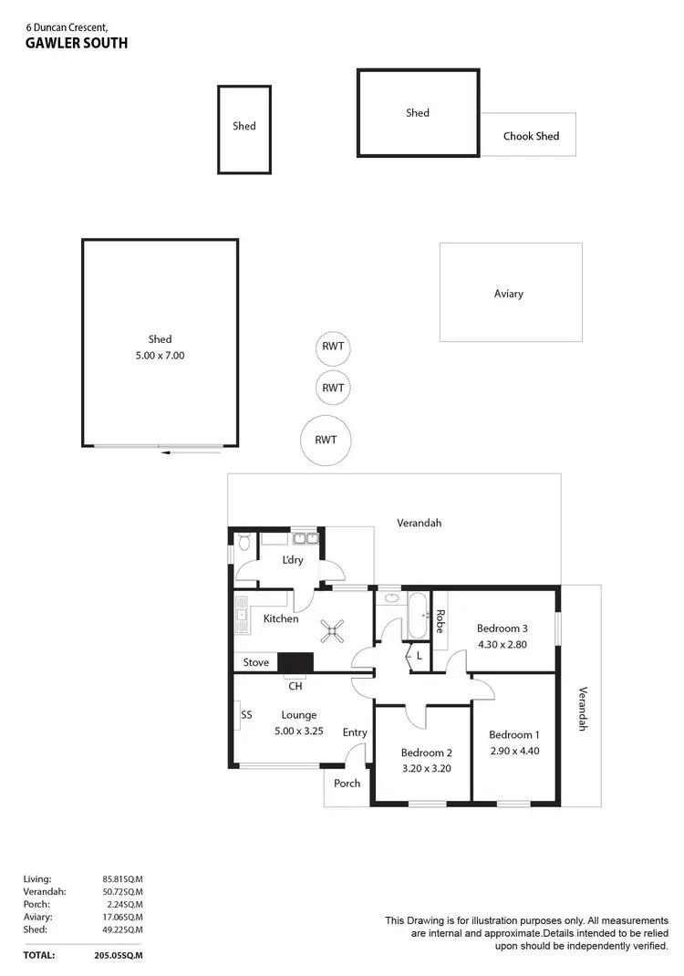 Floorplan of Homely house listing, 6 Duncan Crescent, Gawler South SA 5118