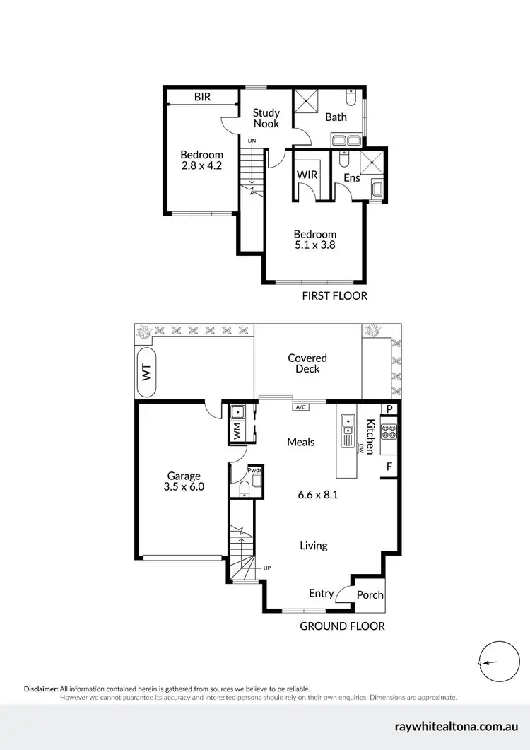 Floorplan of Homely unit listing, 2/20 Primula Avenue, Brooklyn VIC 3012