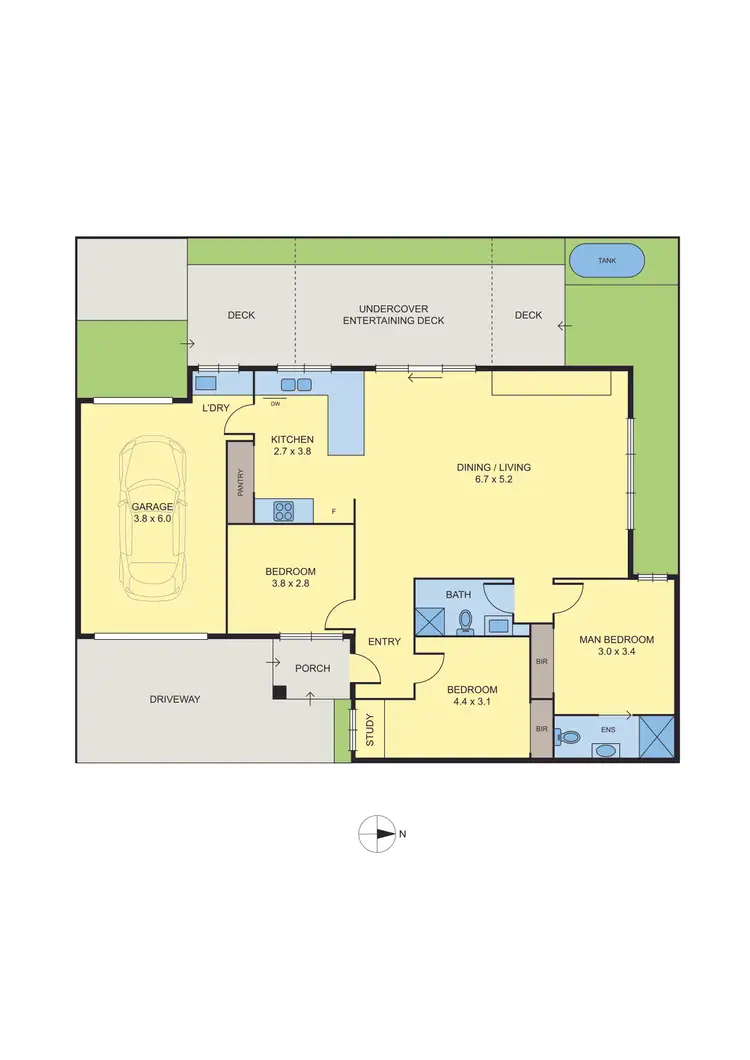 Floorplan of Homely unit listing, 2/23 Piper Street, Fawkner VIC 3060