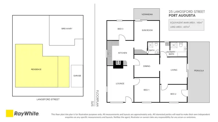 Floorplan of Homely house listing, 23 Langsford Street, Port Augusta SA 5700