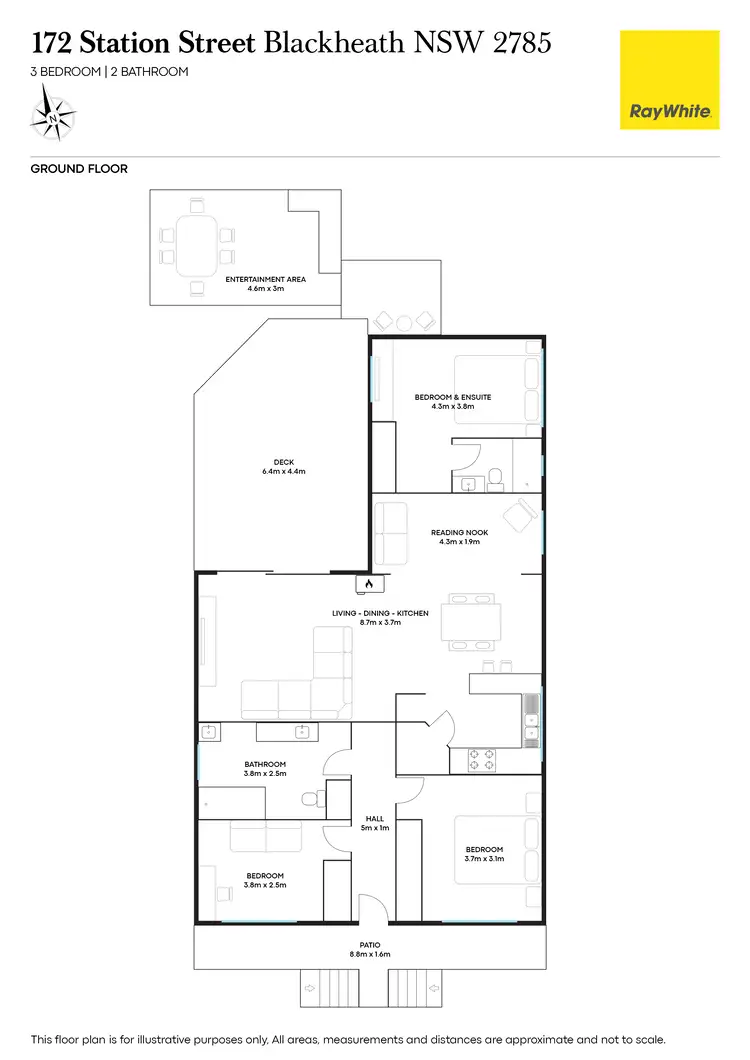 Floorplan of Homely house listing, 172 Station Street, Blackheath NSW 2785