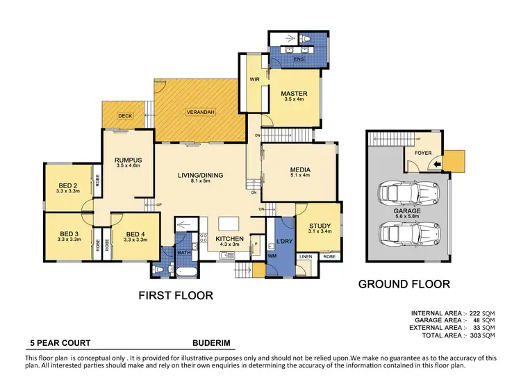 Floorplan of Homely house listing, 5 Pear Court, Buderim QLD 4556