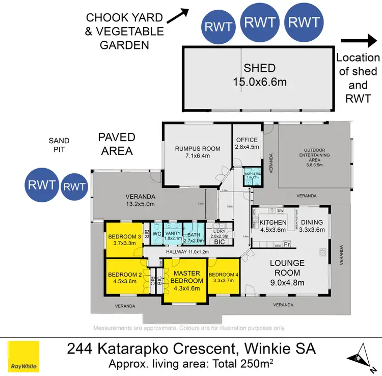 Floorplan of Homely house listing, 244 Katarapko Crescent, Winkie SA 5343