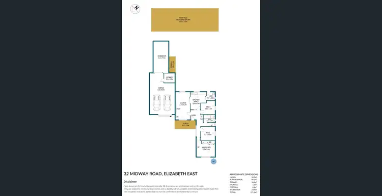 Floorplan of Homely house listing, 32 Midway Road, Elizabeth East SA 5112