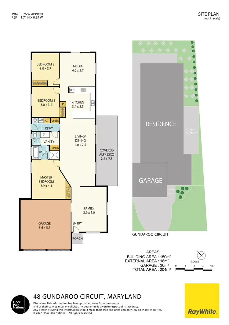 Floorplan of Homely house listing, 48 Gundaroo Circuit, Maryland NSW 2287