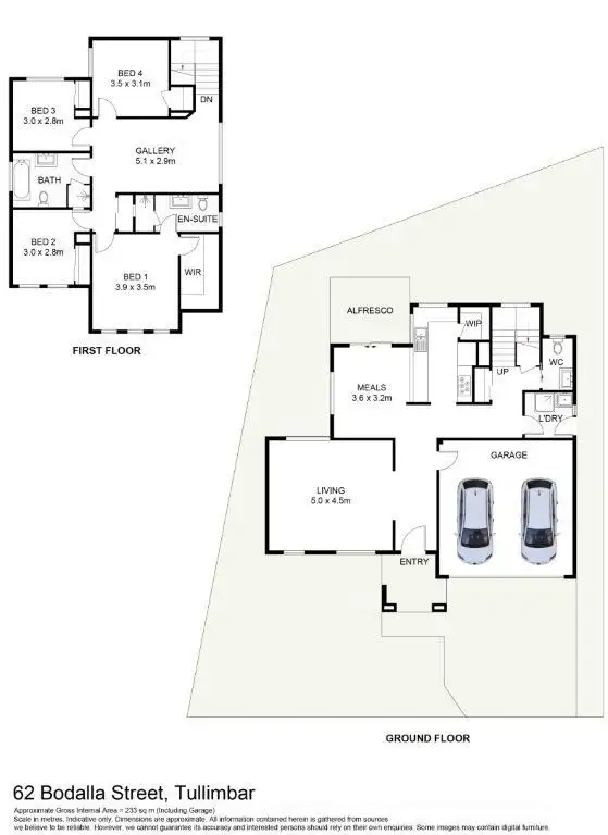 Floorplan of Homely house listing, 62 Bodalla Street, Tullimbar NSW 2527