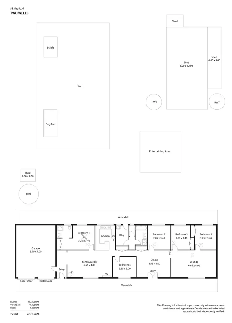 Floorplan of Homely house listing, 5 Bailey Road, Two Wells SA 5501