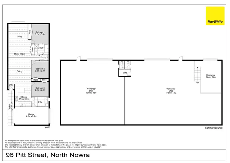 Floorplan of Homely house listing, 96 Pitt Street, North Nowra NSW 2541