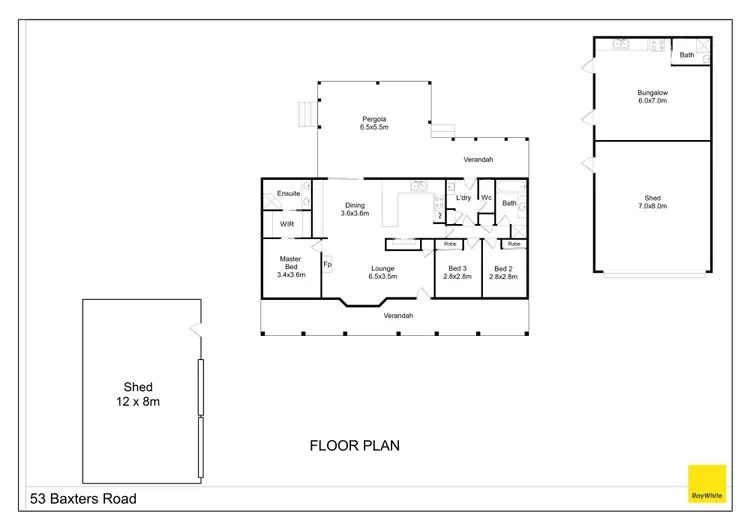 Floorplan of Homely house listing, 53 Baxters Road, Goulburn Weir VIC 3608