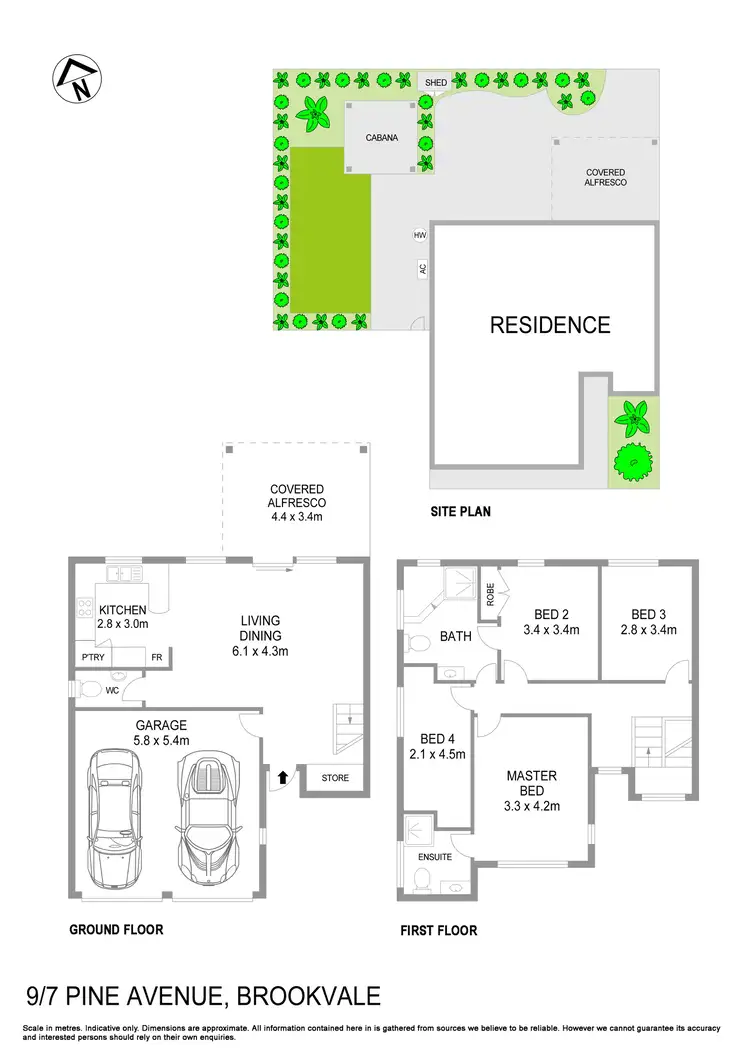 Floorplan of Homely townhouse listing, 9/7 Pine Avenue, Brookvale NSW 2100