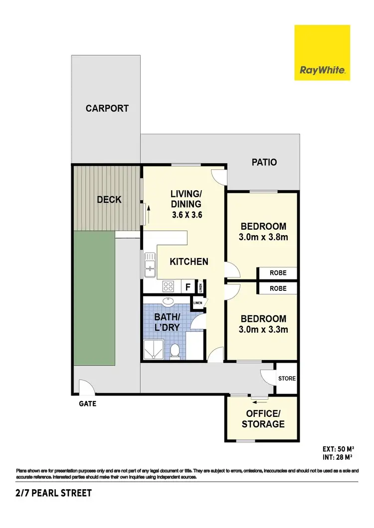 Floorplan of Homely unit listing, 2/7 Pearl Street, Cooroy QLD 4563