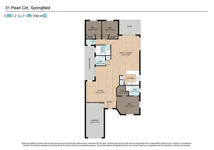 Floorplan of Homely house listing, 31 Pearl Circuit, Springfield QLD 4300