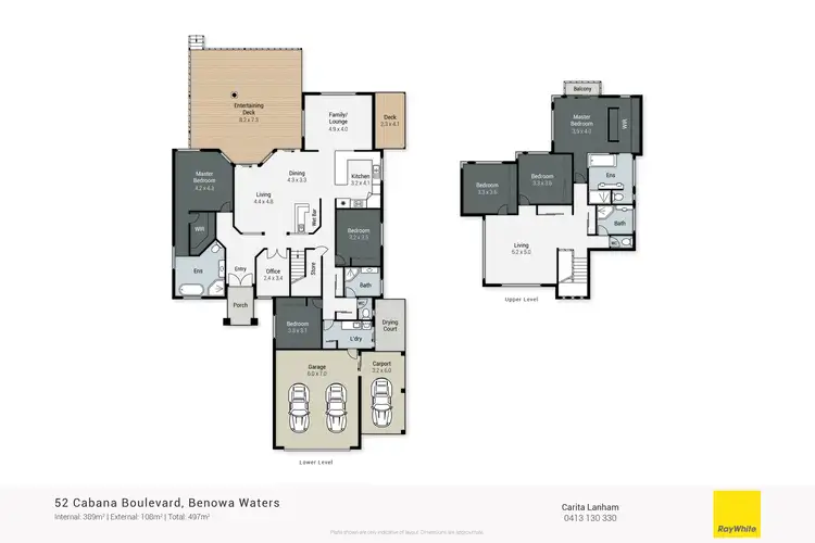 Floorplan of Homely house listing, 52 Cabana Boulevard, Benowa Waters QLD 4217