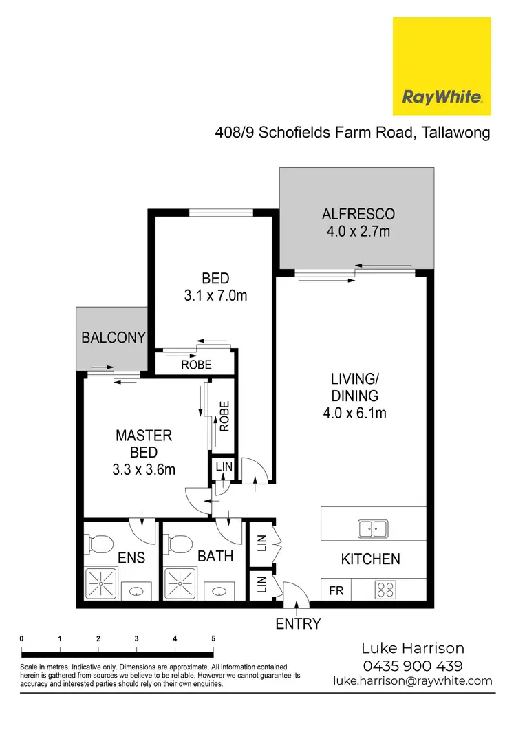 Floorplan of Homely unit listing, 408/9 Schofields Farm Road, Schofields NSW 2762