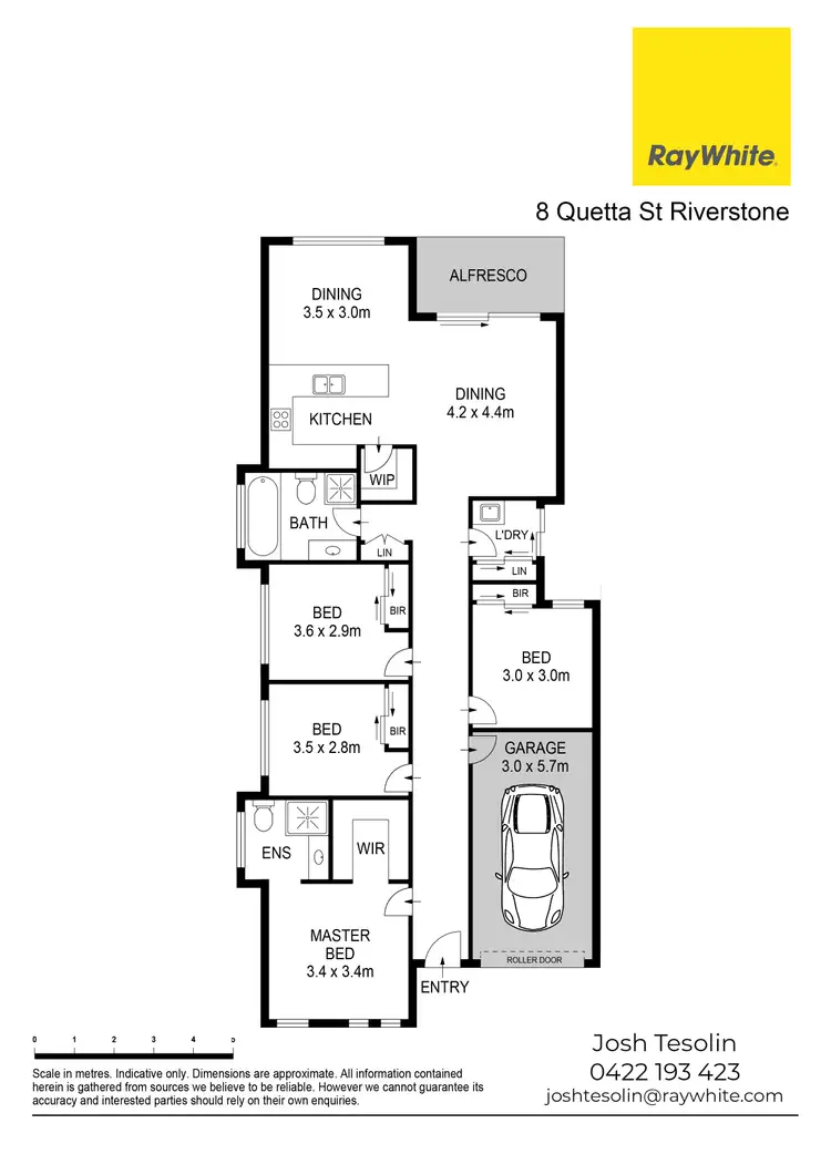 Floorplan of Homely house listing, 8 Quetta Street, Riverstone NSW 2765