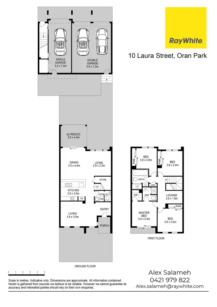 Floorplan of Homely house listing, 10 Laura Street, Oran Park NSW 2570