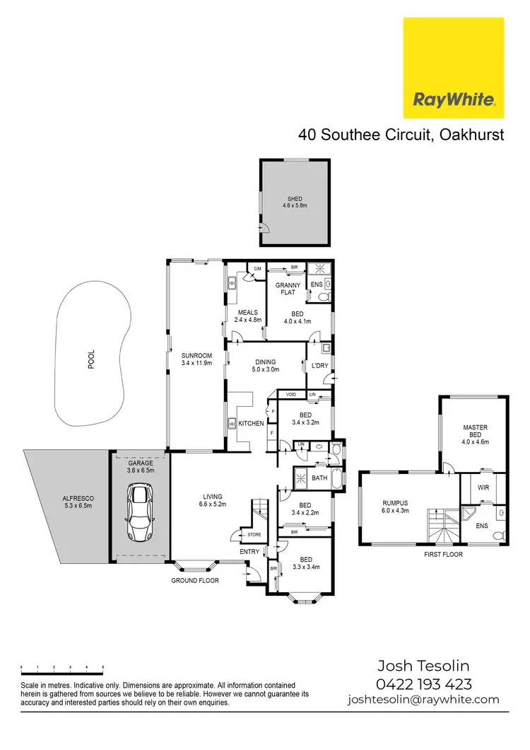 Floorplan of Homely house listing, 40 Southee Circuit, Oakhurst NSW 2761