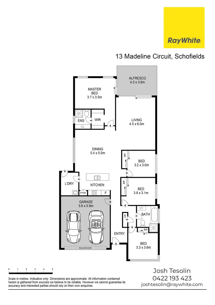 Floorplan of Homely house listing, 13 Madeline Circuit, Schofields NSW 2762