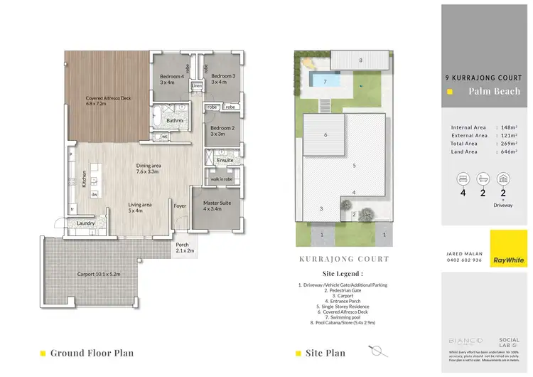 Floorplan of Homely house listing, 9 Kurrajong Court, Palm Beach QLD 4221
