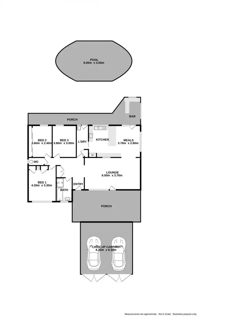 Floorplan of Homely house listing, 366 Parkland Crescent, Lavington NSW 2641