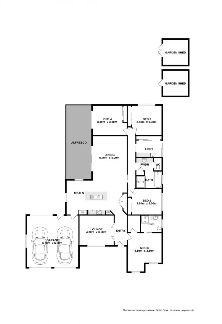 Floorplan of Homely house listing, 21 Firetail Street, Thurgoona NSW 2640