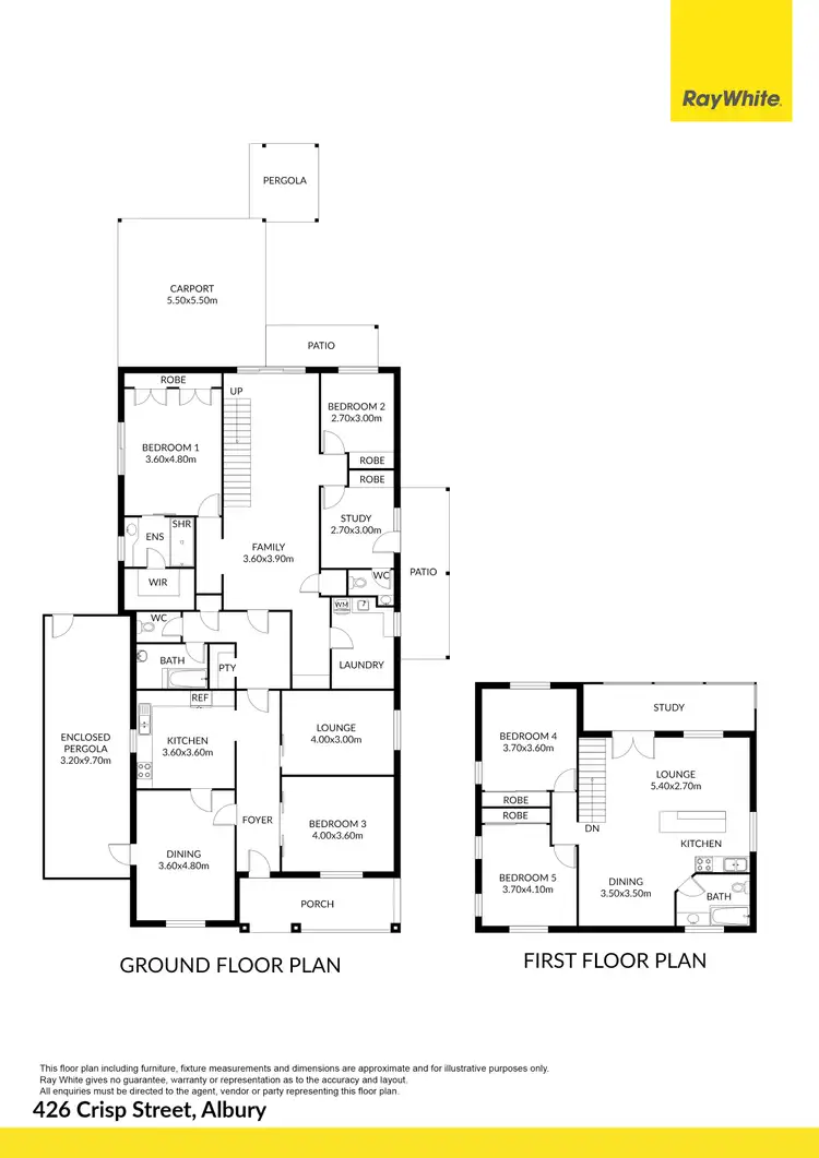 Floorplan of Homely house listing, 426 Crisp Street, Albury NSW 2640