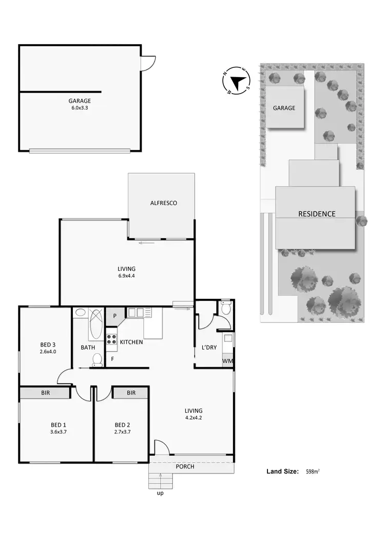 Floorplan of Homely house listing, 25 Aleppo Crescent, Frankston North VIC 3200