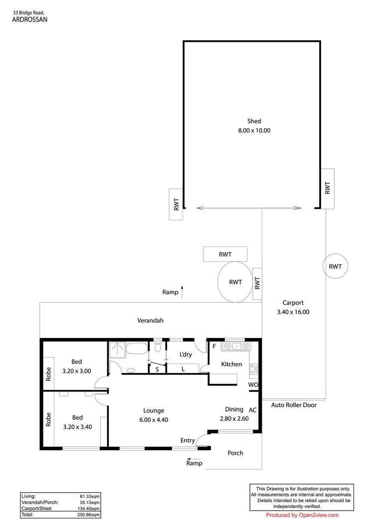 Floorplan of Homely house listing, 33 Bridge Road, Ardrossan SA 5571