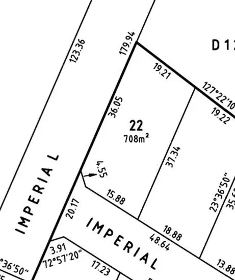 Floorplan of Homely land listing, Lot 22 Imperial Circuit, Victor Harbor SA 5211
