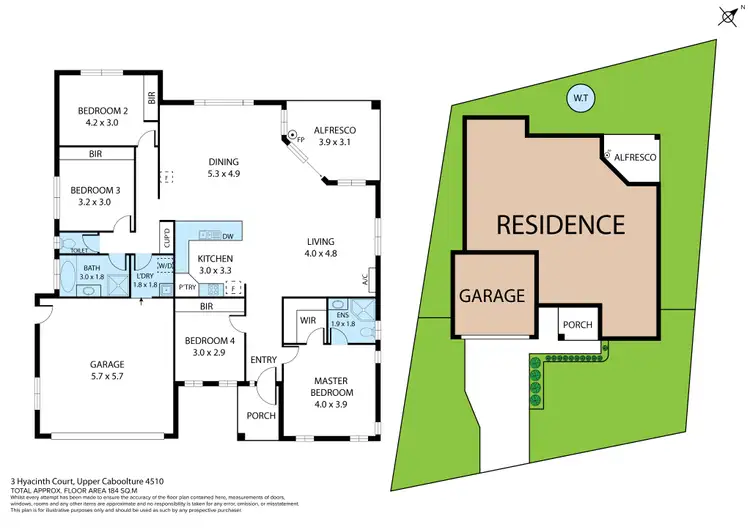 Floorplan of Homely house listing, 3 Hyacinth Court, Upper Caboolture QLD 4510