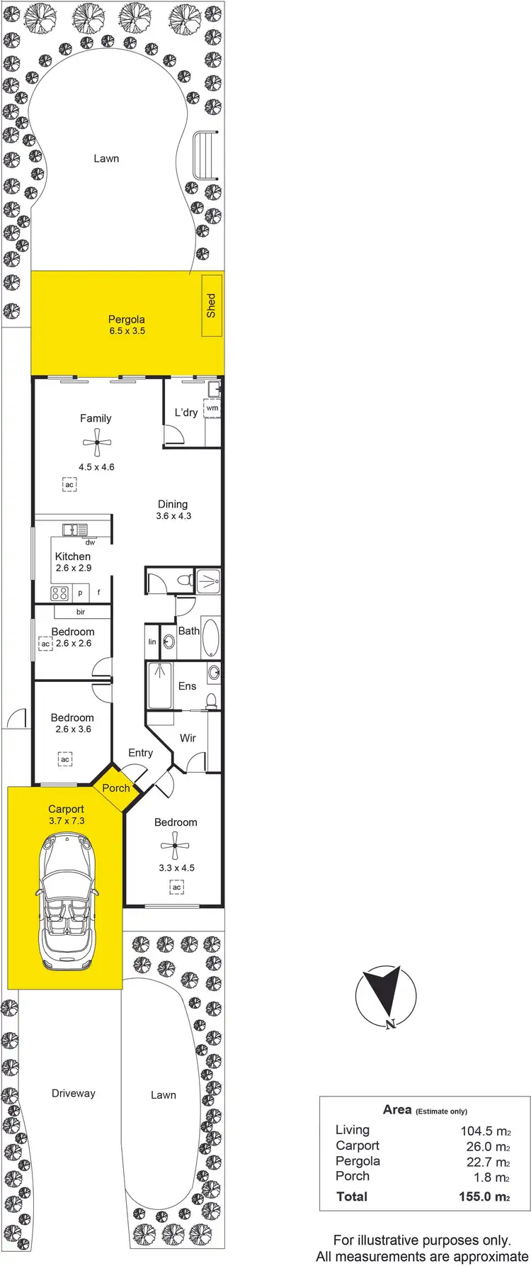Floorplan of Homely house listing, 12 Lindsay Street, Camden Park SA 5038
