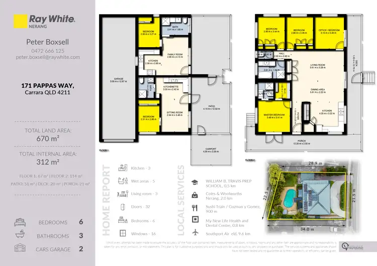 Floorplan of Homely house listing, 171 Pappas Way, Carrara QLD 4211