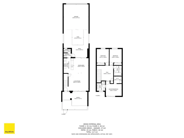 Floorplan of Homely townhouse listing, 27 Park Lane, Hope Island QLD 4212