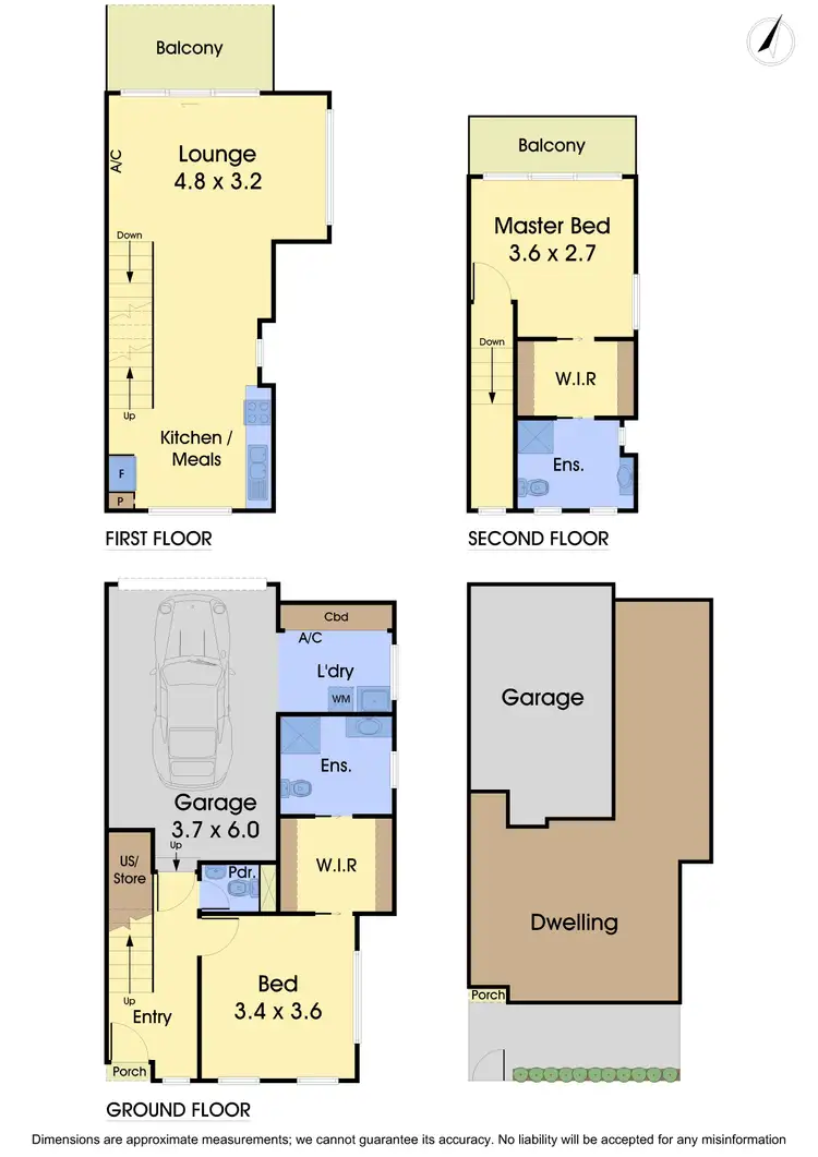 Floorplan of Homely townhouse listing, 5/1114 Stud Road, Rowville VIC 3178