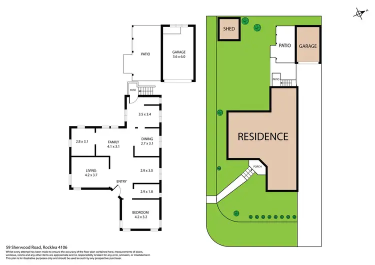 Floorplan of Homely house listing, 59 Sherwood Road, Rocklea QLD 4106