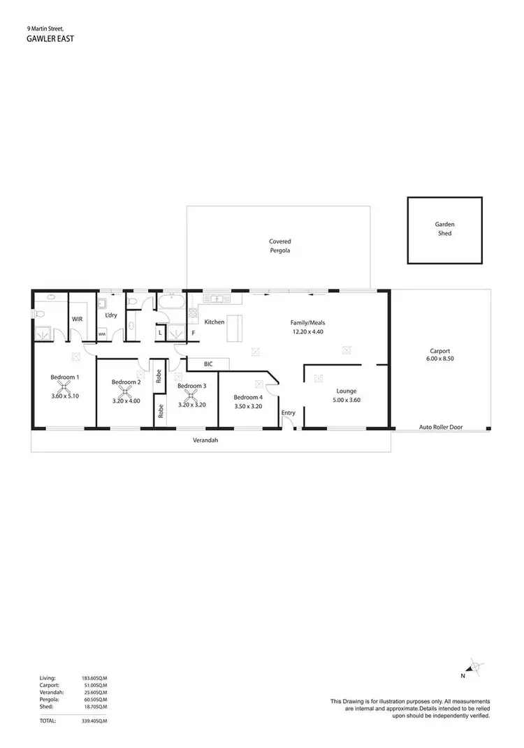 Floorplan of Homely house listing, 9 Martin Street, Gawler East SA 5118