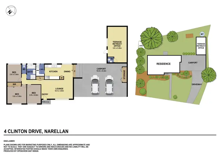 Floorplan of Homely house listing, 4 Clinton Drive, Narellan NSW 2567