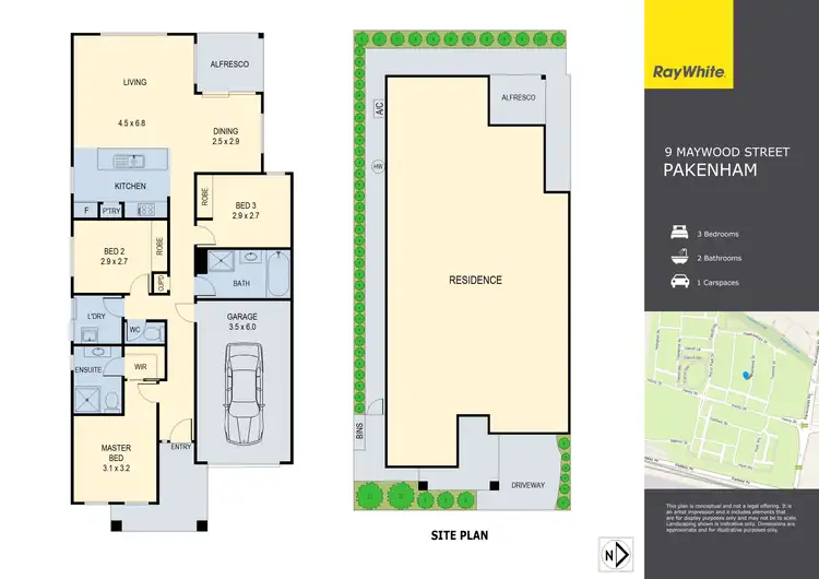 Floorplan of Homely house listing, 9 Maywood Street, Pakenham VIC 3810