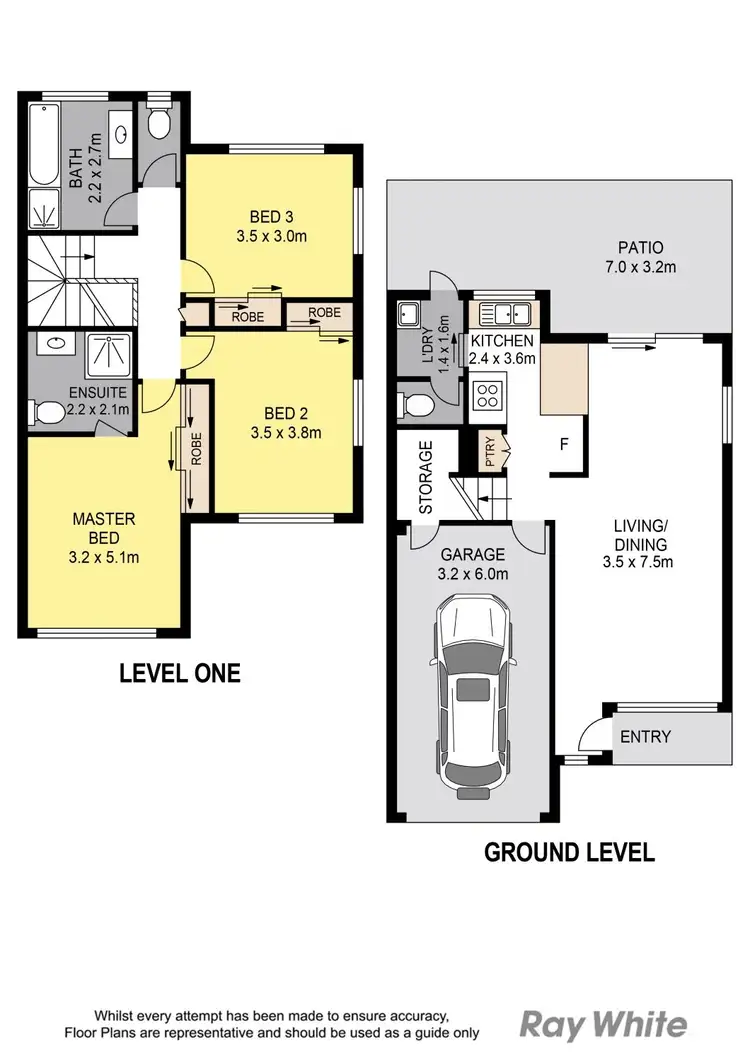 Floorplan of Homely townhouse listing, 2/125 Cowie Road, Carseldine QLD 4034