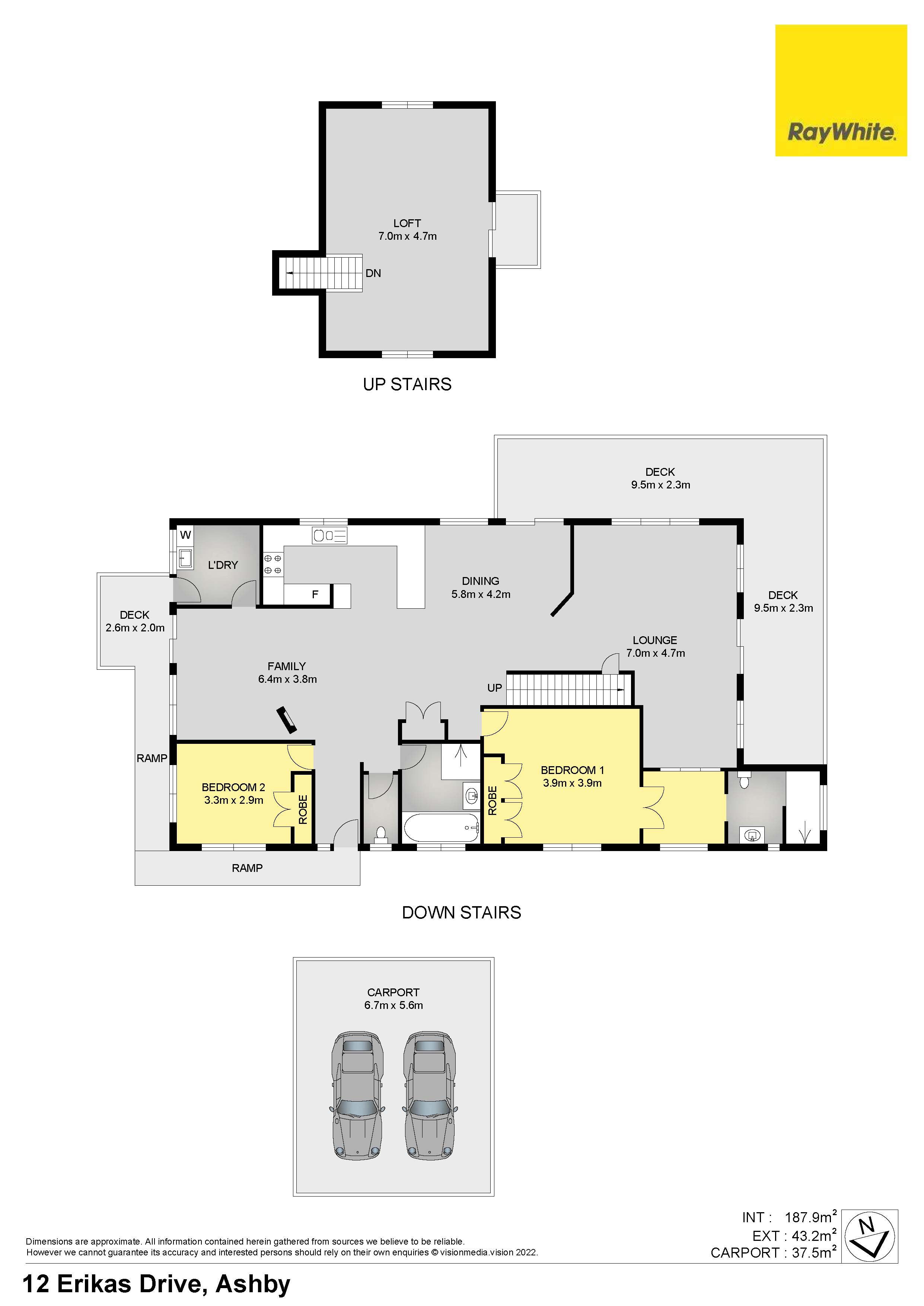 Floorplan of Homely house listing, 12 Erikas Drive, Ashby NSW 2463