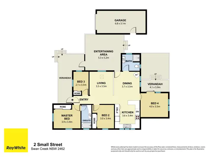 Floorplan of Homely house listing, 2 Small Street, Swan Creek NSW 2462