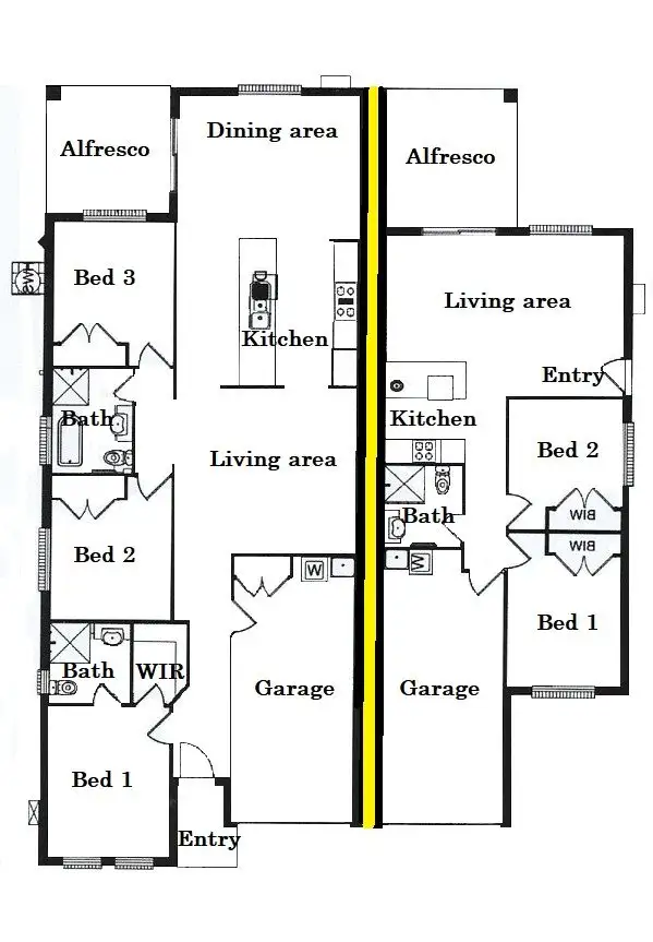 Floorplan of Homely house listing, 7 & 7a Quadrant Place, Goulburn NSW 2580