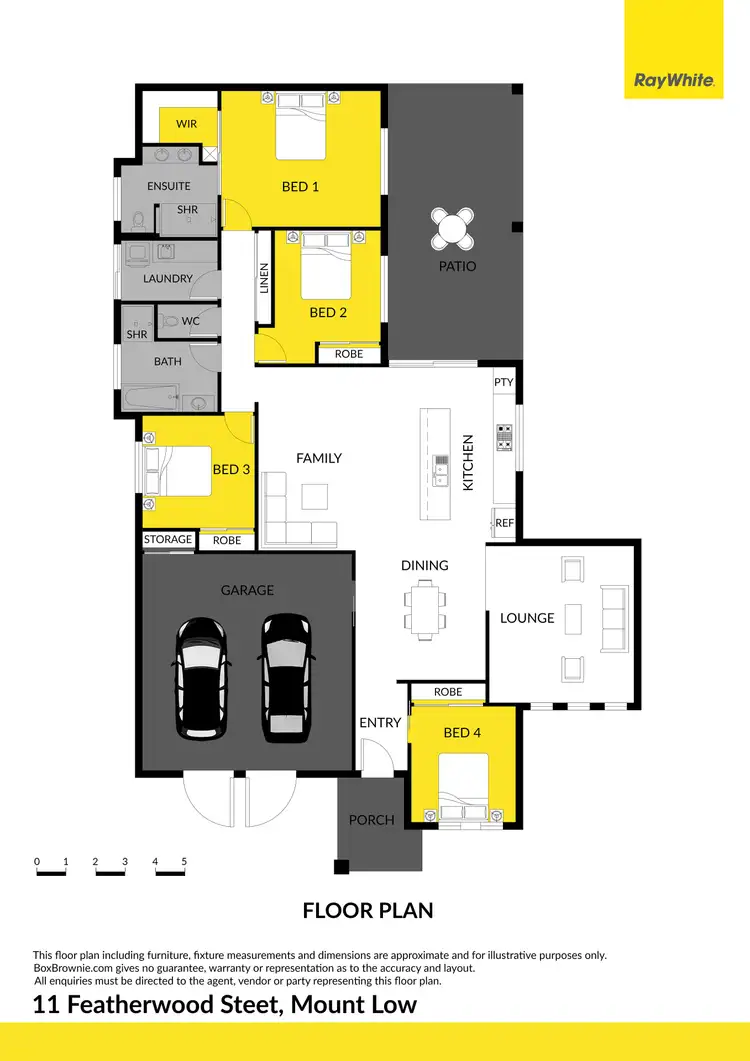 Floorplan of Homely house listing, 11 Featherwood Street, Mount Low QLD 4818